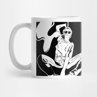 Graphic - Woman 2 - Black Background Mug